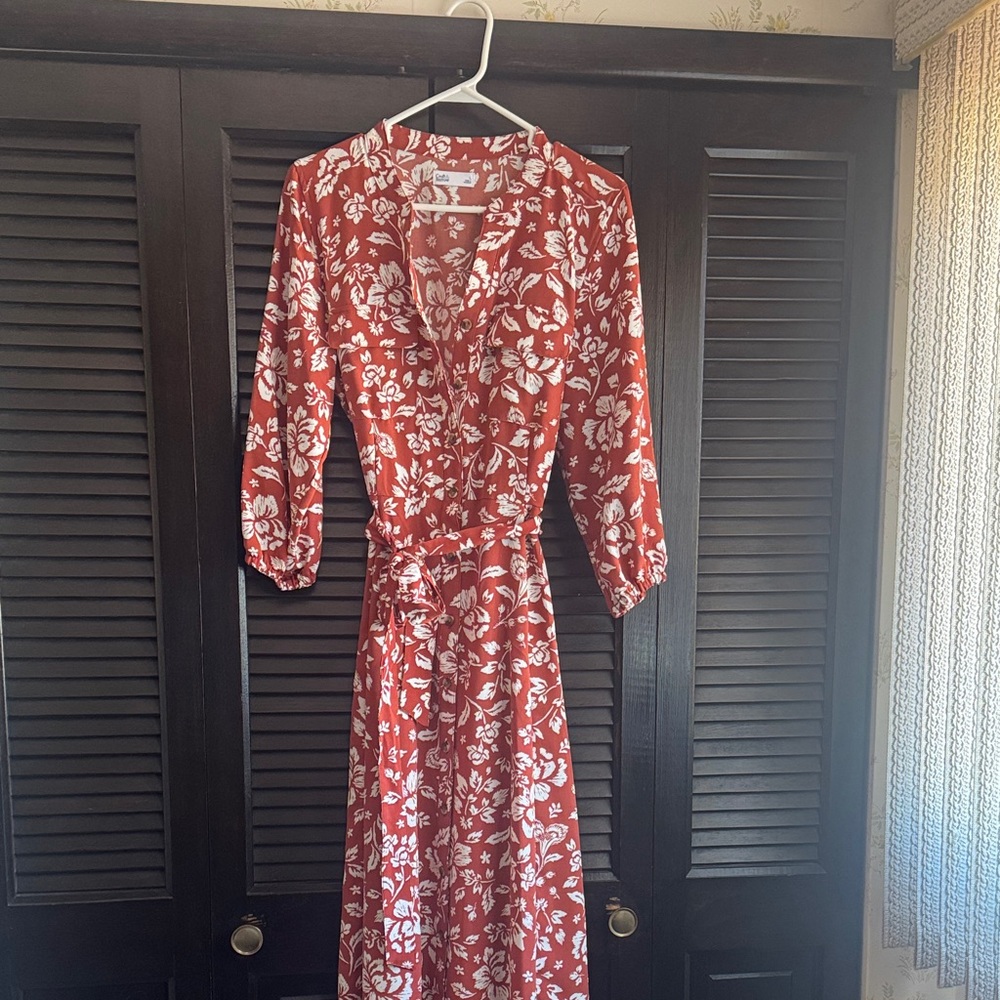 Floral long sleeve Dress